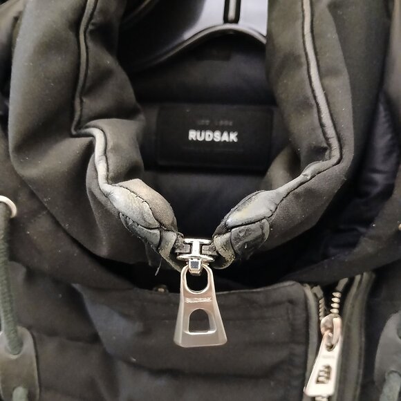 Rudsak Leather Lightweight Down-Filled Jacket - Picture 5 of 11